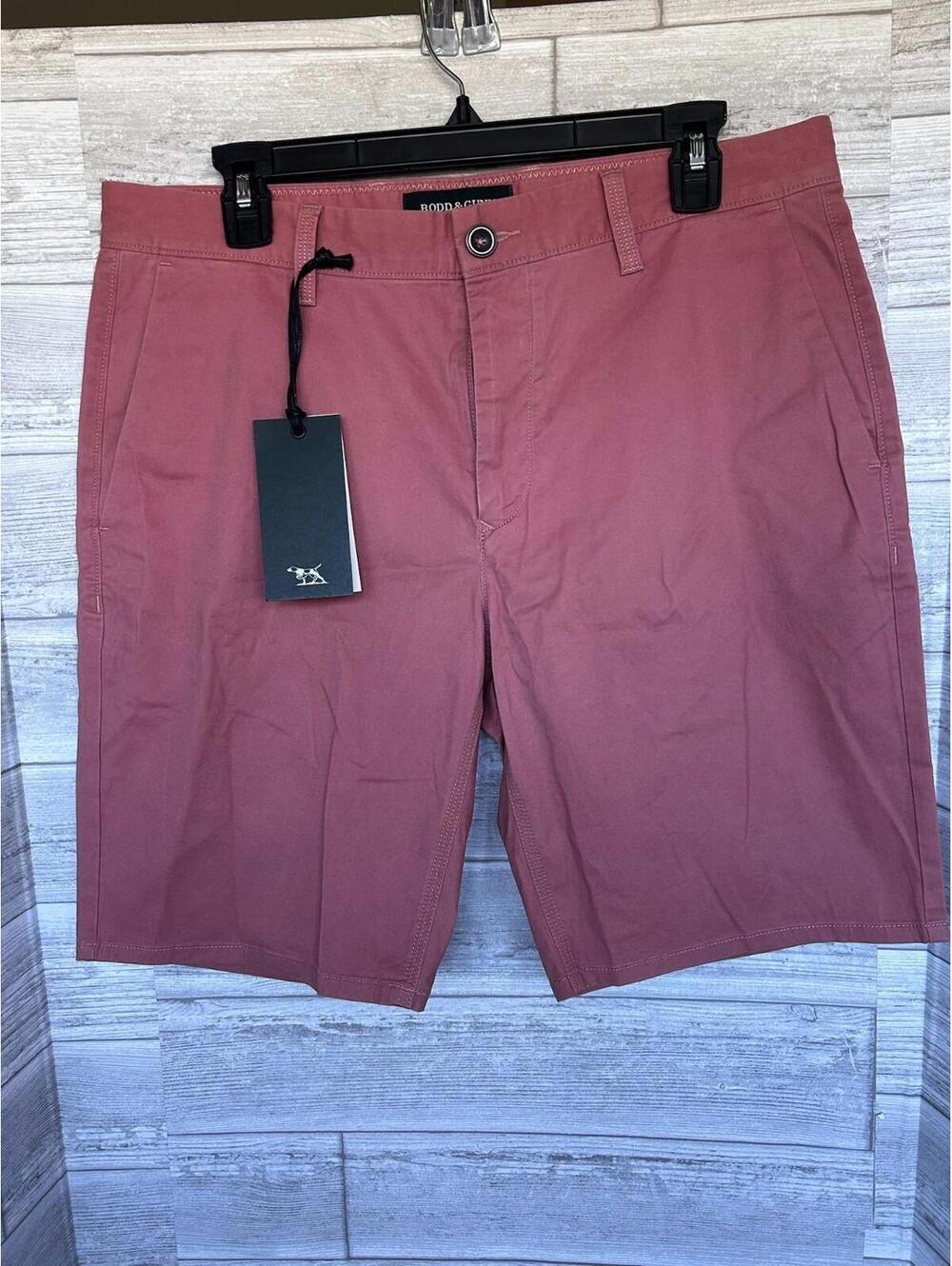 Rodd & Gunn North Thames Sports Shorts Men 32 Coral 9" Inseam NWT $128